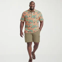 IZOD Sunshield Performance Big and Tall Mens Classic Fit Short Sleeve Polo Shirt