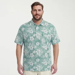 IZOD Sunshield Performance Big and Tall Mens Classic Fit Short Sleeve Polo Shirt