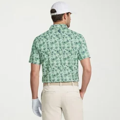 IZOD Swingflex Elite Fashion Print Mens Classic Fit Short Sleeve Polo Shirt