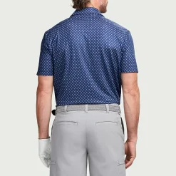 IZOD Swingflex Elite Fashion Print Mens Classic Fit Short Sleeve Polo Shirt
