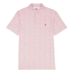 IZOD Swingflex Elite Fashion Print Mens Classic Fit Short Sleeve Polo Shirt