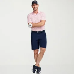 IZOD Swingflex Elite Fashion Print Mens Classic Fit Short Sleeve Polo Shirt