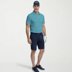 IZOD Swingflex Elite Fashion Print Mens Classic Fit Short Sleeve Polo Shirt