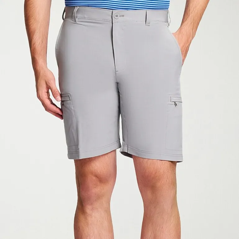 IZOD Swingflex Golf Mens 9 1/2" Stretch Fabric Quick Dry Cargo Short