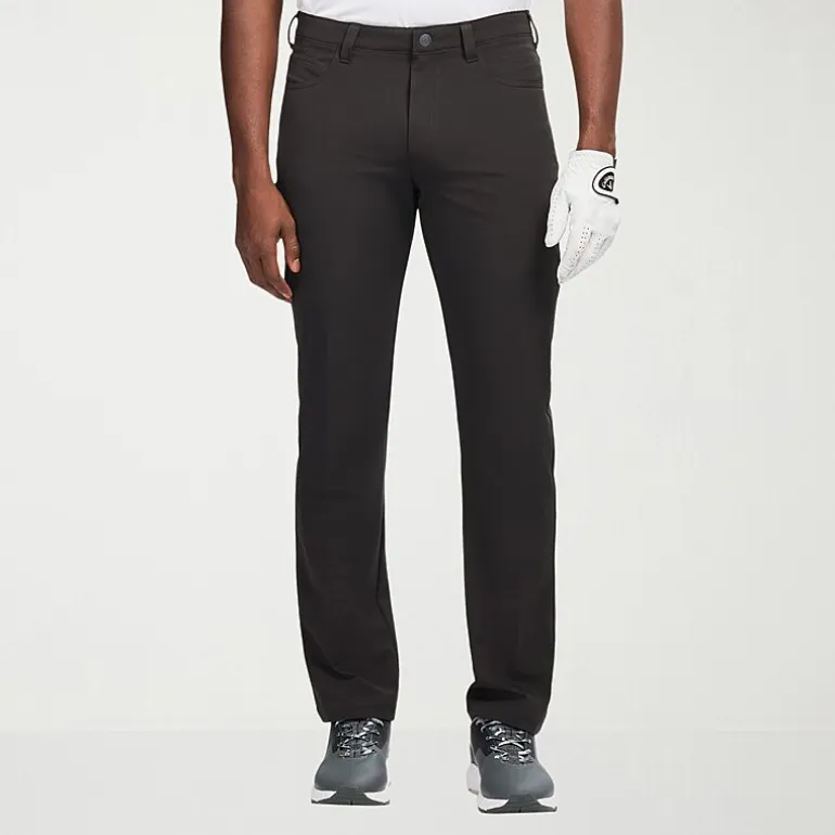 IZOD Swingflex 5 Pocket Dobby Mens Classic Fit Flat Front Pant