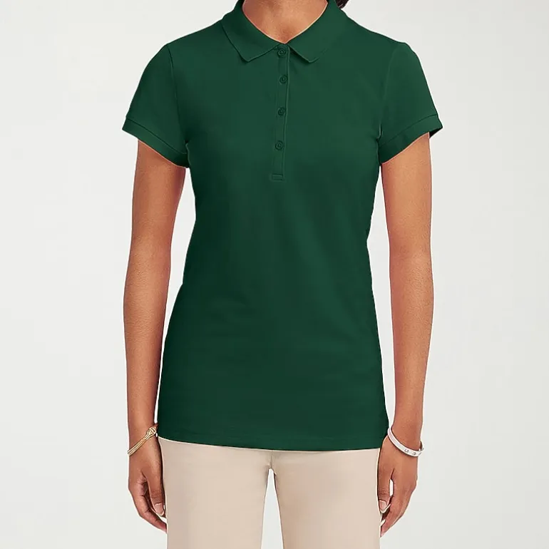 IZOD Womens Juniors Short Sleeve Polo Shirt
