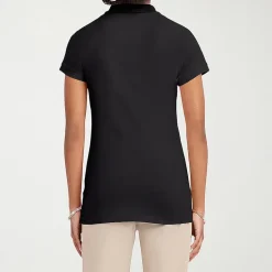 IZOD Womens Juniors Short Sleeve Polo Shirt