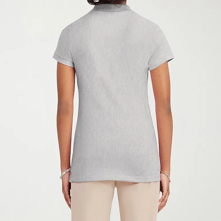 IZOD Womens Juniors Short Sleeve Polo Shirt