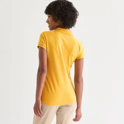 IZOD Womens Juniors Short Sleeve Polo Shirt