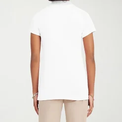 IZOD Womens Juniors Short Sleeve Polo Shirt