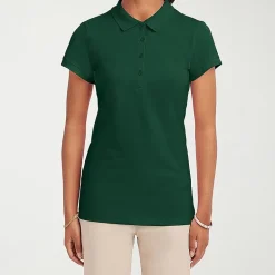 IZOD Womens Juniors Short Sleeve Polo Shirt