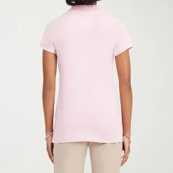 IZOD Womens Juniors Short Sleeve Polo Shirt