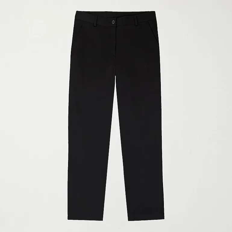 IZOD Womens Juniors Wide Leg Mid Rise Flat Front Pant