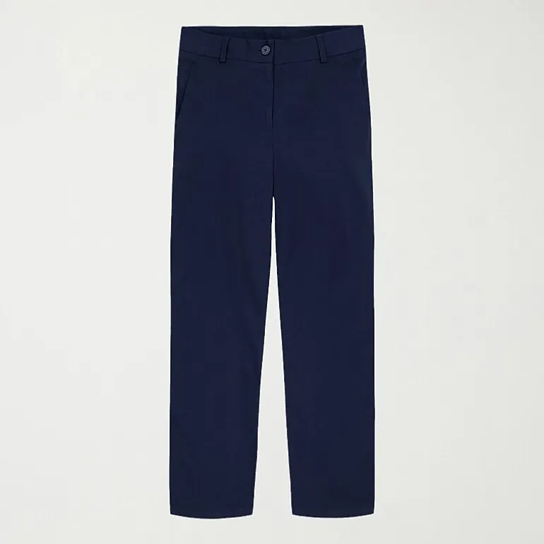 IZOD Womens Juniors Wide Leg Mid Rise Flat Front Pant