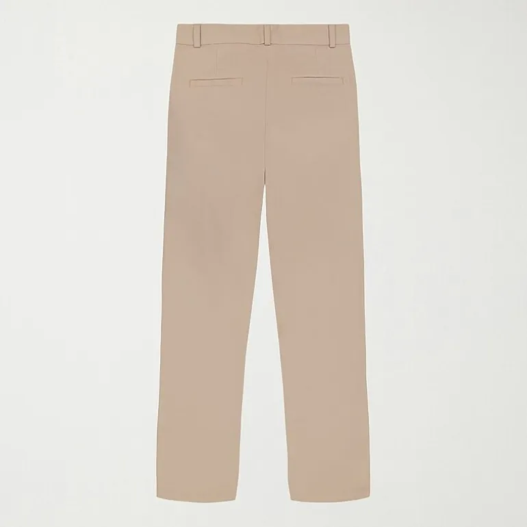 IZOD Womens Juniors Wide Leg Mid Rise Flat Front Pant