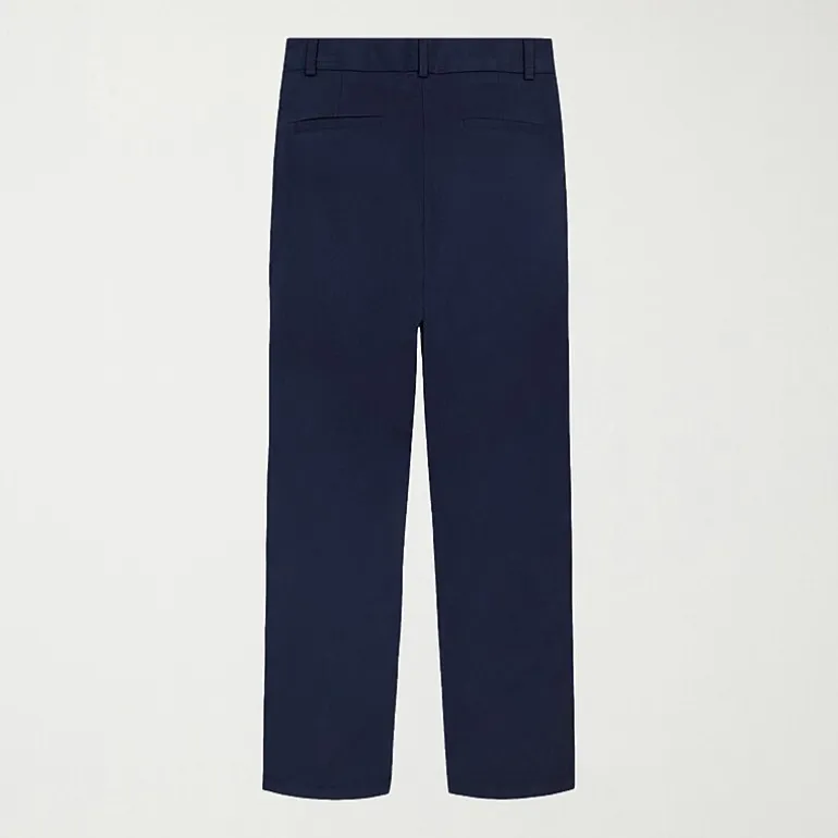 IZOD Womens Juniors Wide Leg Mid Rise Flat Front Pant