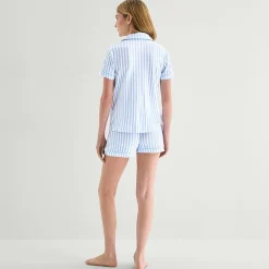 Jaclyn Womens Short Sleeve 2-pc. Pajama Set