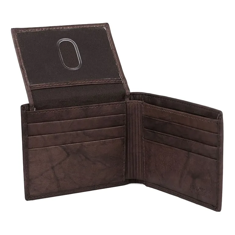 J. Buxton Credit Card Billfold Mens Rfid Blocking Bifold Wallet
