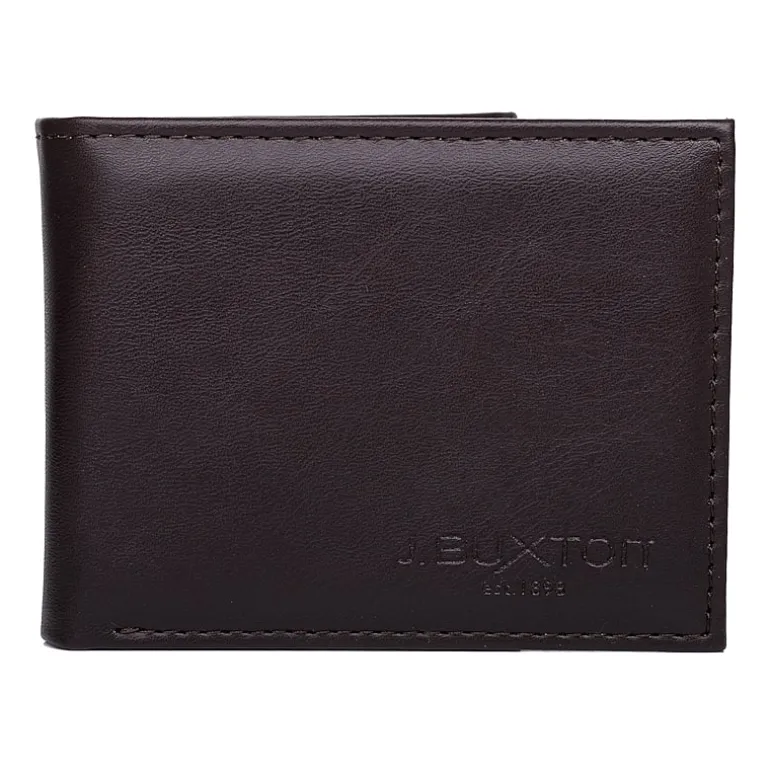 J. Buxton Garrison Credit Card Billfold Mens Rfid Blocking Envelope Wallet