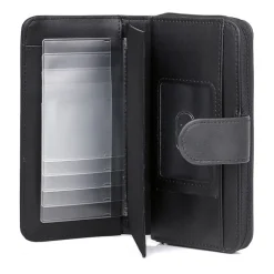 J. Buxton Womens Rfid Blocking Checkbook Wallet