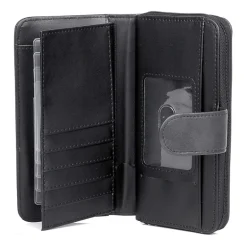 J. Buxton Womens Rfid Blocking Checkbook Wallet