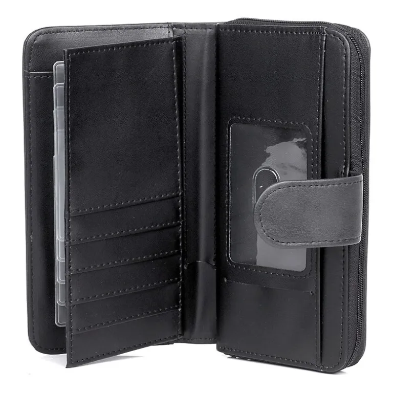 J. Buxton Womens Rfid Blocking Checkbook Wallet