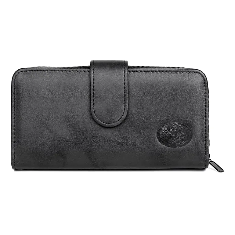 J. Buxton Womens Rfid Blocking Checkbook Wallet