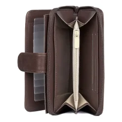 J. Buxton Womens Rfid Blocking Checkbook Wallet