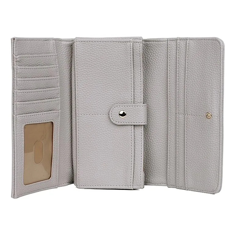 J. Buxton Womens Rfid Blocking Trifold Wallet