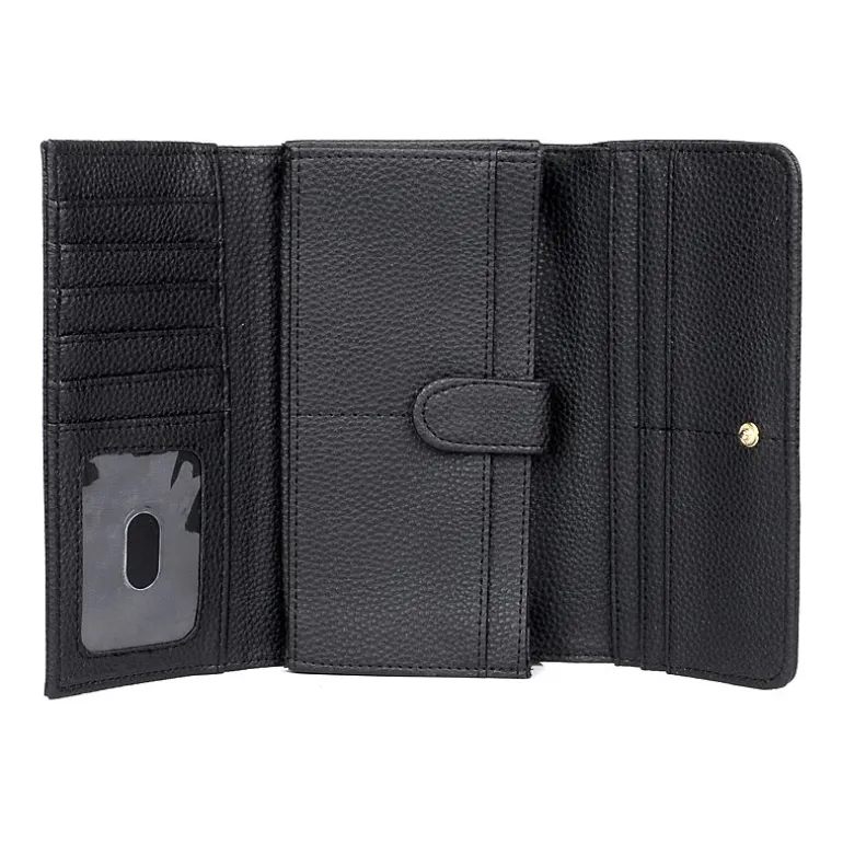 J. Buxton Womens Rfid Blocking Trifold Wallet