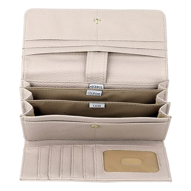J. Buxton Womens Rfid Blocking Trifold Wallet
