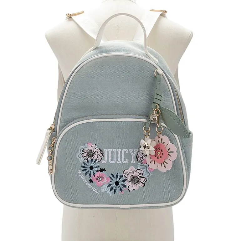 JC RETRO BLOOM DENIM BACKPACK