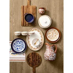 Jenny Martinez 10 inch Round Wood Serve Board