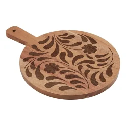 Jenny Martinez 10 inch Round Wood Serve Board