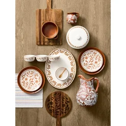 Jenny Martinez 10 inch Round Wood Serve Board