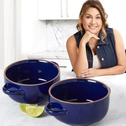 Jenny Martinez 2-pc. Stoneware Soup Bowl