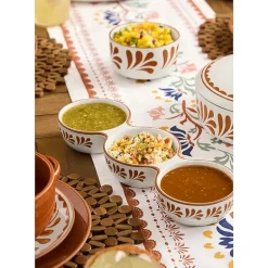 Jenny Martinez 3-Section Stoneware Serving Bowl
