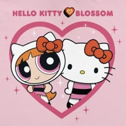 Jersey Little & Big Kid Girls V Neck Hello Kitty Powerpuff Girls Short Sleeve Jersey