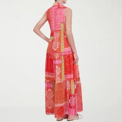 Jessica Howard Womens Petite Sleeveless Maxi Dress