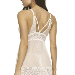 Jezebel Sarah Lace and Mesh Babydoll Set - 999705
