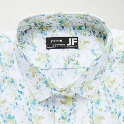J. Ferrar Big And Tall Ultra Comfort Mens Regular Fit Stretch Fabric Wrinkle Free Long Sleeve Dress Shirt