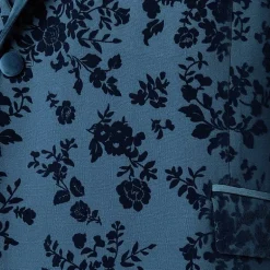J. Ferrar Evening Edition Mens Big and Tall Floral Stretch Fabric Regular Fit Tuxedo Jacket
