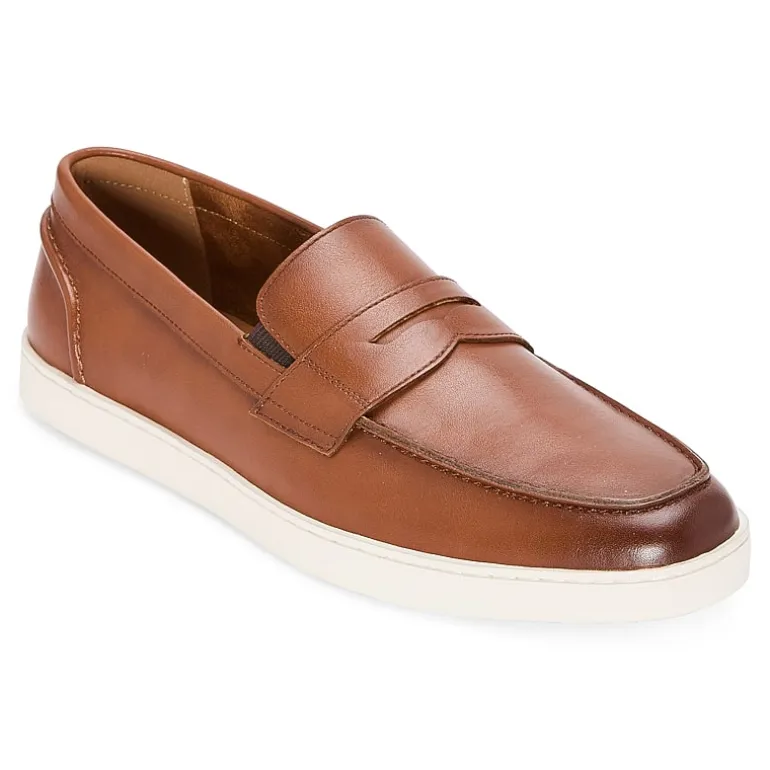J. Ferrar Hanson Mens Moc Closed Toe Loafers
