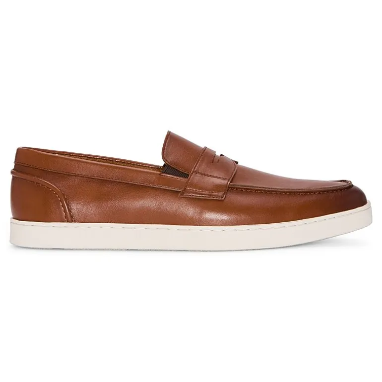 J. Ferrar Hanson Mens Moc Closed Toe Loafers