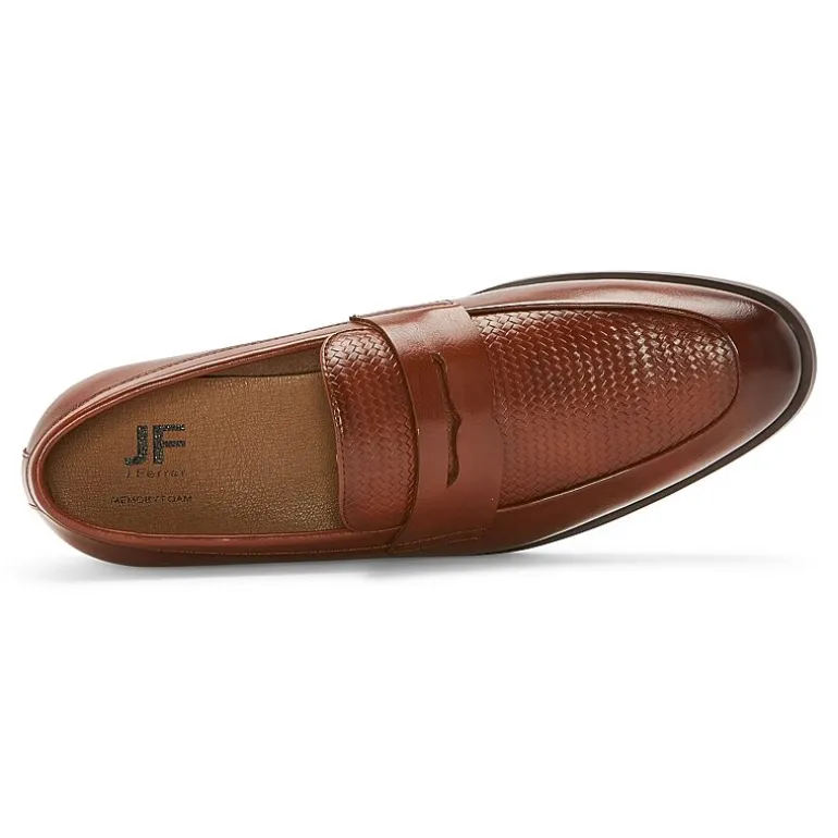 J. Ferrar Harlow Mens Moc Closed Toe Slip-On Shoe