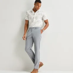 J. Ferrar Heather Twill Shirt Jacket and Pant Separates