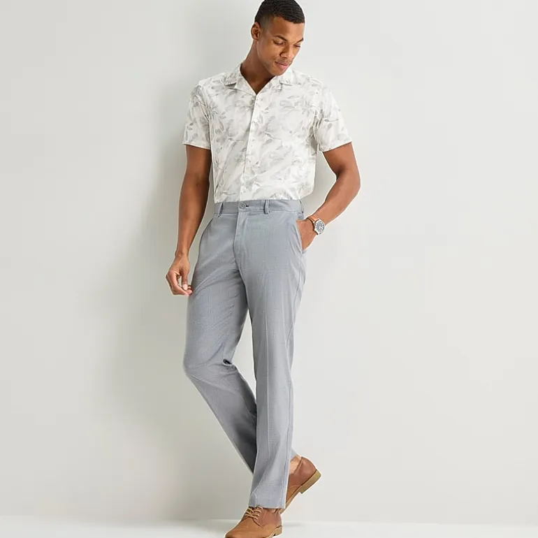 J. Ferrar Heather Twill Shirt Jacket and Pant Separates