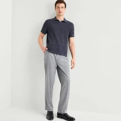 J. Ferrar Johnny Collar Mens Short Sleeve Polo Sweater