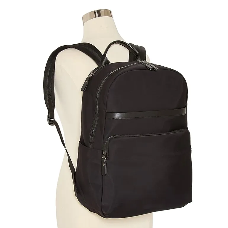 J. Ferrar Mens Adjustable Straps Backpack