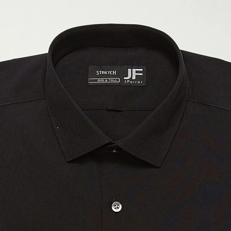 J. Ferrar Mens Big & Tall 360 Stretch Regular Fit Easy Care Stretch Fabric Long Sleeve Dress Shirt